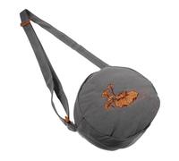 YARNOW Bolsa De Que Lleva Bolso Estuche Cuenco Caja De Almacenamiento De Tazón De Oración Bolso Del Cuenco De La Canción Estuche Protector De Cuenco Gris Algodón