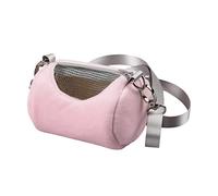 YARNOW Bolsa para Mascotas Transportín para Hámster Redonda Resistente a Arañazos Malla Transpirable Tamaño Pequeño para Viajes Al Aire Libre Camping y Senderismo para Mascotas Pequeñas