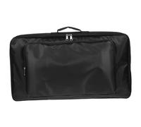YARNOW Bolsa para Pedalera de Efectos para Guitarra Eléctrica Negra, Estuche Cremallera Resistente de Nailon, Tamaño Medio M601, Almacenamiento Portátil Adecuado para Músicos