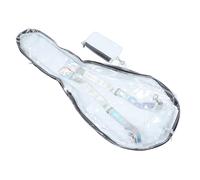 YARNOW Bolsas De Guitarra Transparente Mochila De Doble Hombro para Guitarra Portátil para Viajes y Practica