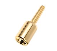 YARNOW Boquilla de Trompeta Dorada Acabado en Dorado, Accesorio Profesional para Trompeta Adecuado para Principiantes y Expertos