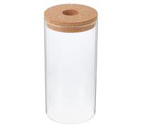 YARNOW Botella Ecológica de Vidrio de Borosilicato Cilíndrica Transparente Tapa Contenedor Decorativo para Micropaisaje DIY de Musgo Maceta para Plantas Pequeñas para Jardinería