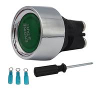 YARNOW Botón de Arranque Luz LED Altamente Luminosa para Coche 12v-24v Instalación Rápida y Diámetro de 22mm, Adecuado para Encendido Motor Automático