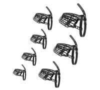 YARNOW Bozales para Perro con Correa Ajustable De Sintética Bozal De Plástico Moderno Protector Bucal Antimordeduras para Entrenamiento De Perros y Mastines