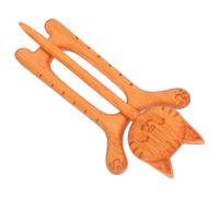 YARNOW Broche de Gato Tallado Madera Broche de Solapa Temática de Animales Clip para Suéter y Bufanda Joyería Vintage para Mujer