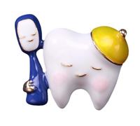 YARNOW Broche Esmalte Diente Decorativo para Mujer Pin Ligero y Pequeño para Ropa Mochila y Sombreros Accesorio Elegante y Divertido para Fomentar Hábitos Orales Saludables