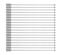 YARNOW Broches de Cobre Blancos 90mm 40 Piezas, Alfileres Largos para Ropa, Imperdibles para Suéteres y Cárdigans, Accesorios de Solapa Resistentes para Manualidades y Moda