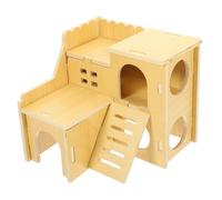 YARNOW Cabaña para Hámster Cama para Perros Trampa Jaula para Ratas Cerca para Cachorros Escondite para Mascotas Juguetes para Masticar Baño para Hámster Jaulas De Arena