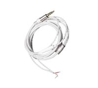 YARNOW Cable de Repuesto para Auriculares con 20 Núcleos de Cobre Lc-ofc y Micrófono, Alta Elasticidad y Material Pvc para Reparación y Uso DIY