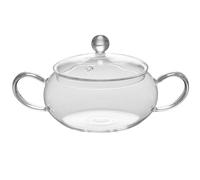 YARNOW Cacerola de Vidrio Resistente al Calor y Multiusos de 1400ml para Cocinar con Tapa Adecuado para Cocinar en Cocina Eléctrica y Preparar Sopas