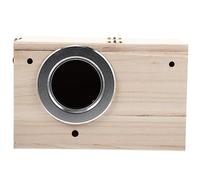 YARNOW Caja Nido Pájaro decoración Jardin jardim decoração casa pajaros pajareras para cacatúa Casas pájaros para Exterior casa pájaros Madera Loro Aves Jaula Decorar terrario