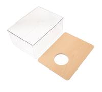 YARNOW Caja Tina De Arena para Hámster Guisante Jaulas Rata Ropa De Cama De Hámster Trato De Hámster Ropa De Cama De Animales Pequeños Juguetes para Conejillos De Indias Tanque Acrílico