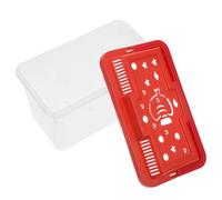 YARNOW Caja Transparente para Transporte de Reptiles y Peces con Diseño Moderno y Fácil de Limpiar, Material Abs Resistente para Viaje y Decoración Interior