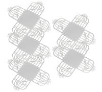 YARNOW Cajas de Obsequio para Dulces y Chocolates para Boda 50 Unidades en Papel Diseño Calado de Pájaro y Encaje Vasos de Papel para Cupcakes y Envoltorios de Trufa Ideales