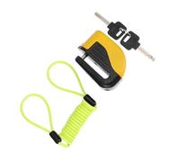 YARNOW Candado para Bicicletas Alarma Integrada Resistente y Compacto 2 Piezas Candado Cuerda de Aviso Aleatoria Seguridad Antirrobo para Bicicleta Moto y E-Bike Color Aleatorio