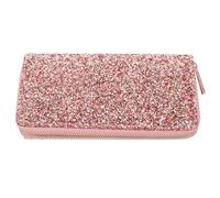 YARNOW Cartera Larga Cremallera para Mujer, Cartera de Moda Brillante, Color Rosa 2, Diseño Multifunción para Organización, Bolso Femenino para Uso Diario y Ocasiones Obsequios