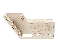 YARNOW Casa de Madera para Conejillos de Indias y Ardillas, Juguete de Exploración y Entretenimiento con Diseño Intrincado y Estilo Único para Mascotas Pequeñas