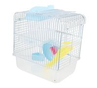 YARNOW Casa para Hámster Doble Gran Jaula De Alambre Mascotas Pequeñas Cálido Protección Experiencia Agradable