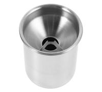 YARNOW Cenicero Coche Acero Inoxidable con Tapa Diseño Embudo Innovador Resistente para Interior y Exterior Cenicero Automotriz Portátil Elegante para Hogar Oficina