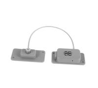 YARNOW Cerradura De Combinación Gris Dígitos Para Refrigeradores y Congeladores Cerradura De Seguridad Para Bebés Para Gabinetes y Cajones Cierre De Seguridad Para Puertas De Pequeños