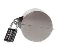 YARNOW Cerradura Protectora del Grifo de Acero Inoxidable Resistencia al Impacto y Envejecimiento para Uso Exterior en Hogares, Tapa de Grifo Segura y Duradera