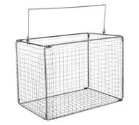 YARNOW Cesta de Drenaje Ultrasónica de Acero Inoxidable para Laboratorio y Cuidado de Joyas, Resistente a Altas Temperaturas con Malla Fina y Asa Plegable