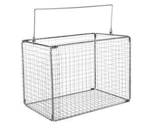 YARNOW Cesta de Drenaje Ultrasónica de Acero Inoxidable para Laboratorio y Cuidado de Joyas, Resistente a Altas Temperaturas con Malla Fina y Asa Plegable