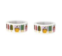 YARNOW Cinta Decorativa Adhesiva Material Papel 6 Cintas de Papel Patrón de Helado Diseño Hermoso para Álbumes de Recortes para Manualidades y Embalaje