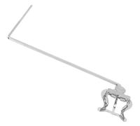 YARNOW Clip Portátil para Partituras de Metal para Trompeta Lira y Clarinete Bajo Abrazadera Práctica para Música de Marcha Accesorio Compacto para Sujetar Partituras en Conciertos y