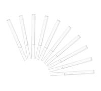 YARNOW Clips Acrílicos para Partituras 5 Pares Transparentes para Atril, Clips de Página de Música para Pianistas y Músicos, Tamaño Pequeño, Resistentes y Portátiles para Uso en Piano