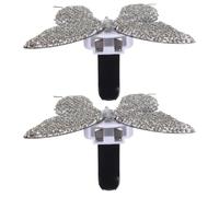YARNOW Clips de Ventilación del Coche Forma de y Gemas de Imitación para Celebracion Verano, Ambientador de Salida Fragancia Duradera y Decoraciones Tablero del Auto