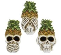 YARNOW Clips de Ventilación para Coche Forma de Calavera Verde, Ambientador de Resina para Decoración y Creación de Ambiente Fresco en Viajes y Automóvil