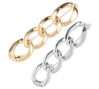 YARNOW Clips para Ropa Dorados, 2 Imperdibles Diseño Elegante, Broches Antiexposición para Falda y Chal, Accesorios para Mujer y Niña