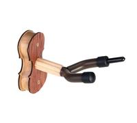 YARNOW Colgador De Pared De Violín Dedo Soporte De Violín Madera Roja Fácil De Instalar