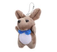 YARNOW Colgante De Cuello Azul Diminuto Selva Mimoso Dibujos Animados Llavero Esponjoso Mini Juguete Animales Felpa Cosa Adornos Criaturas Colgante De Peluche Algodón