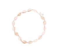 YARNOW Collar y Tobillera de Natural Hechos Mano Estilo Hawaiano con Hilo Blanco Joyería Ligera para Mujer y Niñas Regalo para Ocasiones Especiales