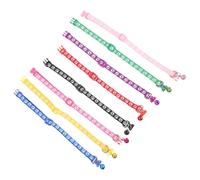 YARNOW Collares Decorativos Cascabel para Perro Ajustables Impresión De Huellas
