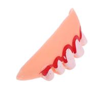YARNOW Colmillos Fiesta Dentaduras Postizas Falsas Temático Cosplay Temporario Broma Instante Condujo Modelo Mella Charla Adulto El Plastico