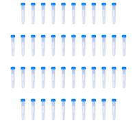 YARNOW Color Aleatorio de 10 Ml 100 Tubos de Centrífuga Tapa Sellada de Plástico y Buena Transparencia para Pruebas de Laboratorio y Biología Molecular
