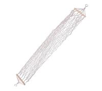 YARNOW Columpio De Hamaca De Malla Madera Hamaca De Cuerda De Algodón para Uso Interior y Exterior para Jardín