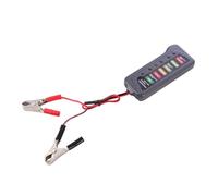 YARNOW Comprobador de Batería Digital para Coche Luz Led, Material Abs Resistente y Protección Inteligente, Adecuado para Diagnóstico y Prueba de Voltaje