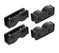 YARNOW Conectores de Plástico Ultraligeros y Resistentes 4 Piezas Recambios Rectangulares para Soporte Estable para Postes de Tienda de Campaña en Aventuras al Aire Libre