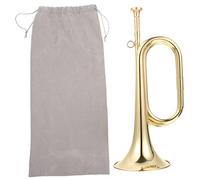 YARNOW Conjunto De Corneta De Latón Para Caballería Instrumento De Viento Portátil y Ligero Para Banda Escolar y Órdenes Militares Trompeta Para Principiantes Orquesta Militar