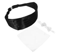 YARNOW Conjunto de Pajarita Ajustable, Pañuelo de Bolsillo y Cinturilla de Poliéster para Hombre Diseño Elegante y Sofisticado Adecuado para Bodas y Eventos Formales