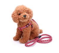 YARNOW Correa de Pecho Reflectante de Poliéster para Perros y Cachorros con Arnés Ajustable y Tamaño Corporal Adaptable para Paseos Diarios