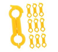 YARNOW Corrector De Patas para Aves Pequeñas, Férulas Ajustables De 6mm, Anillas Soporte Suaves para Corrección Postural, Suministros para Aves De Compañía, 10 Unidades