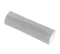 YARNOW Cubierta del Mango y Uso Cómodo para Micrófono Inalámbrico Diseño de Rhinestones Plateados, Material Plástico Resistente para Cantantes en Diversos Escenarios