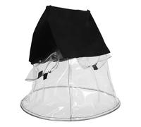 YARNOW Cubierta Protectora para Faros Móviles Tecnología y Deflector de Lluvia para Conciertos y Fiestas al Aire Libre Transparente