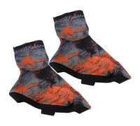 YARNOW Cubrezapatillas para Senderismo Mujer y Hombre en Poliuretano Naranja, Transpirables y Protección contra Arena para Trekking y Carreras Desierto