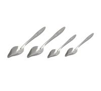 YARNOW Cuchara para Alimentar Pájaros de Acero Inoxidable Resistente, Set de 4 Unidades (2 Grandes y 2 Pequeños), para Alimentación Manual de Loros y Aves Pequeñas